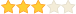Tres estrellas